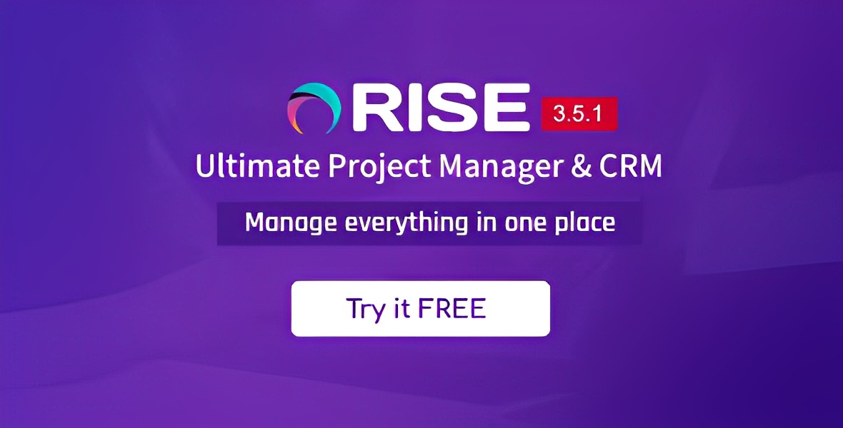 RISE – Ultimate Project Manager PHP Script