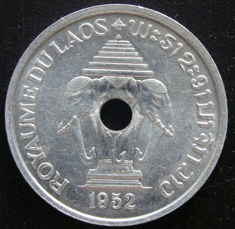 Laos. 20 Céntimos de Piastra (1952) LAO-20-C-ntimos-Piastra-1952-anv