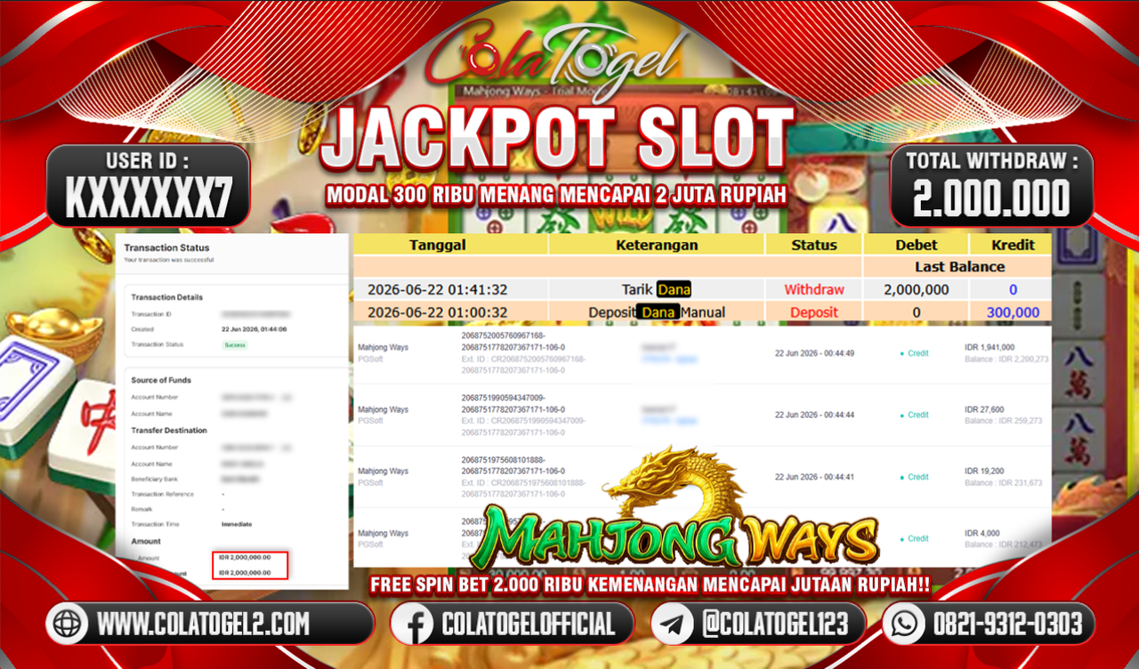 JACKPOT SLOT GACOR!!