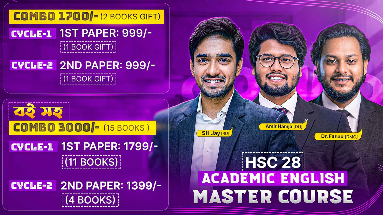 HSC 28 Academic English Master Course by Dr. Fahad