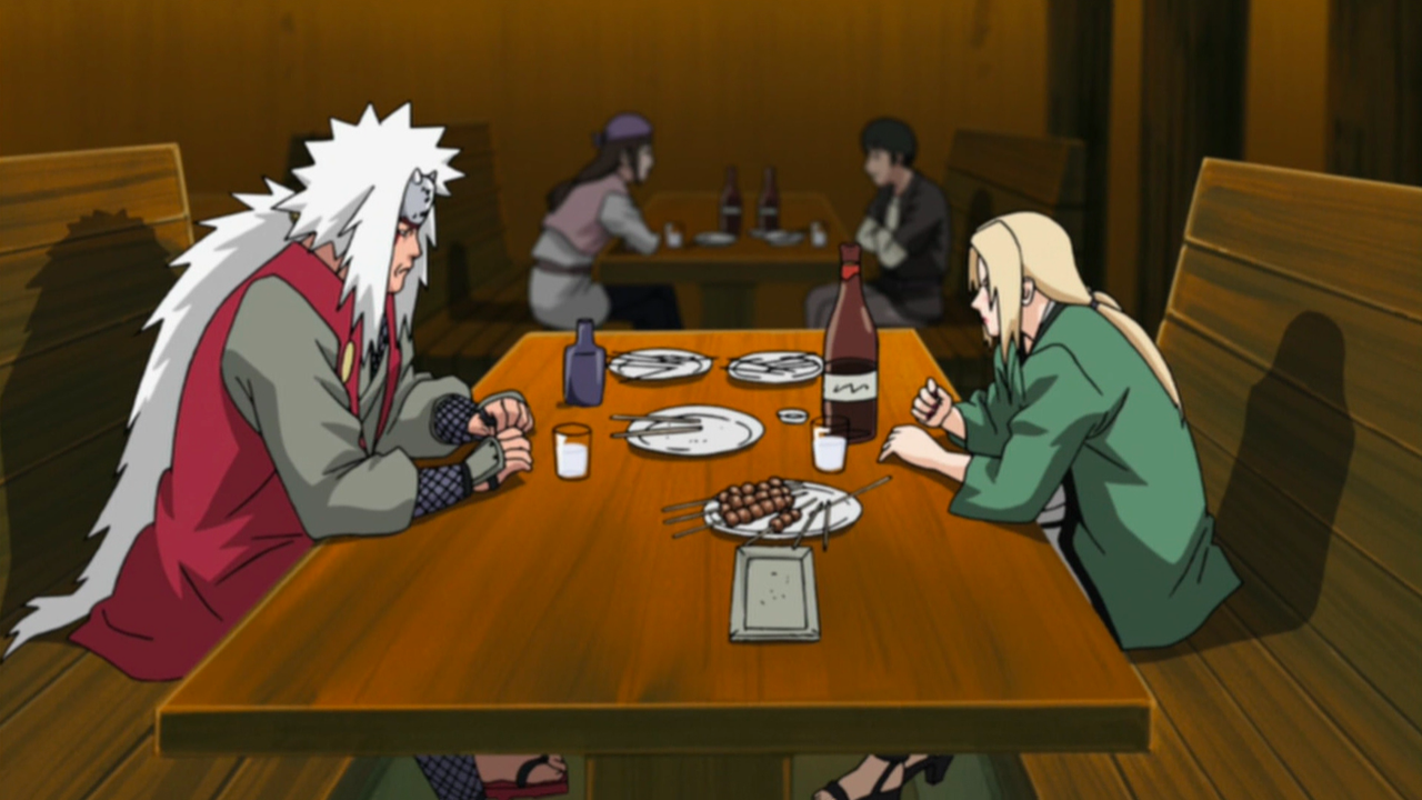 Jiraiya dan TSunade di Naruto