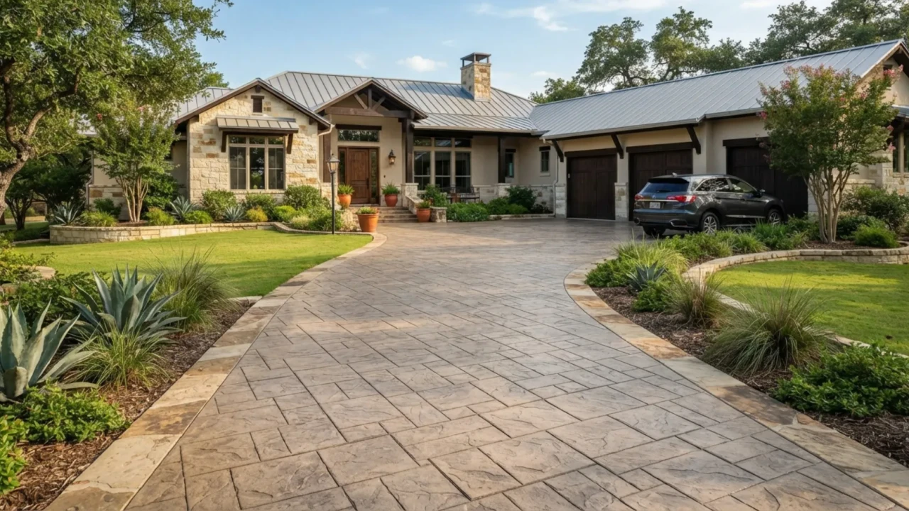 Full concrete driveway replacement San Antonio Bexar County