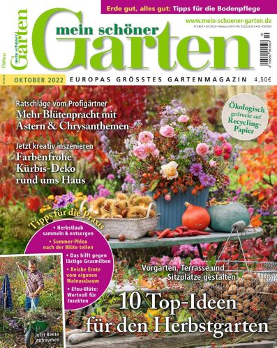 Cover: Mein schöner Garten Magazin No 10 Oktober 2022