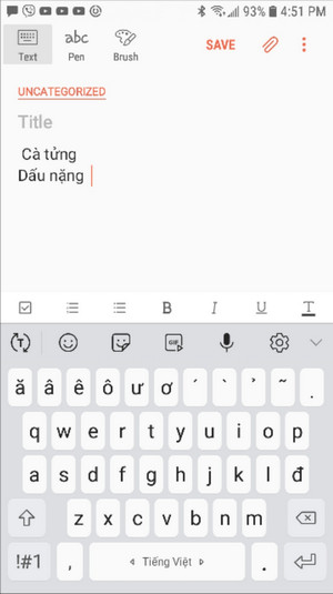 Viet keyboard for android VietKBss