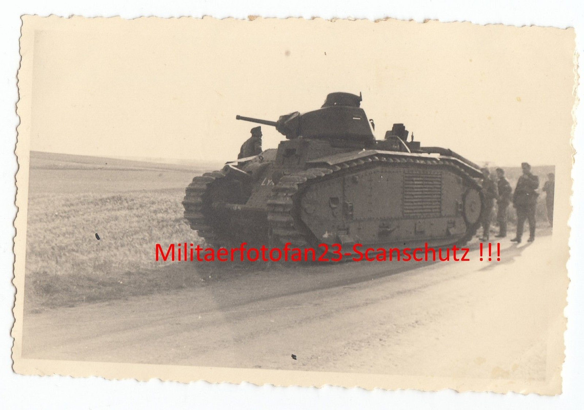 Schwerer französischer Panzer Char bis 1 zerstör