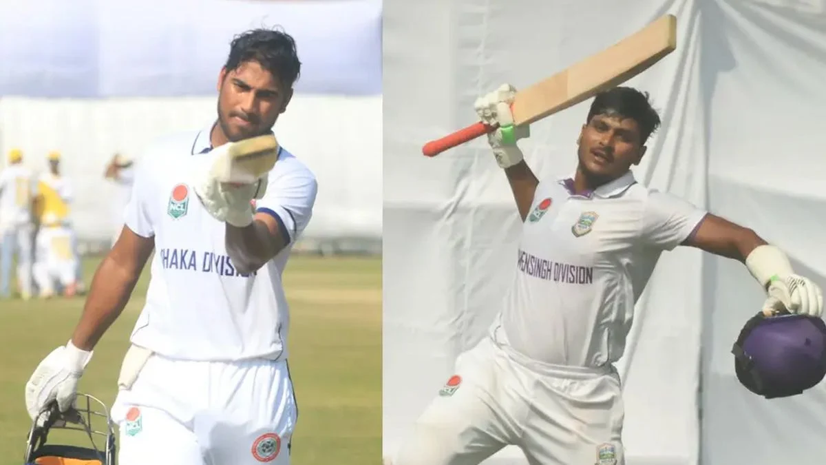জাতীয় ক্রিকেট লিগে একই দিনে দুই ওপেনারের ডাবল সেঞ্চুরি
