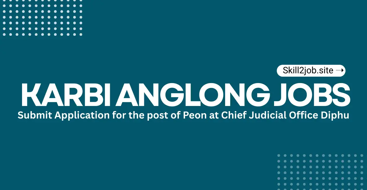 Karbi Anglong Judicial Recruitment 2026