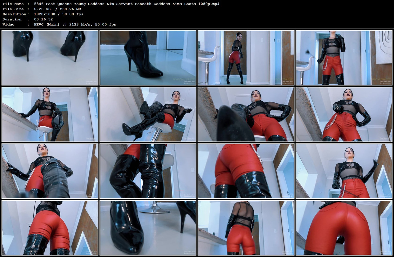 5346 Feet Queens Young Goddess Kim Servant Beneath Goddess Kims Boots 1080p mp4