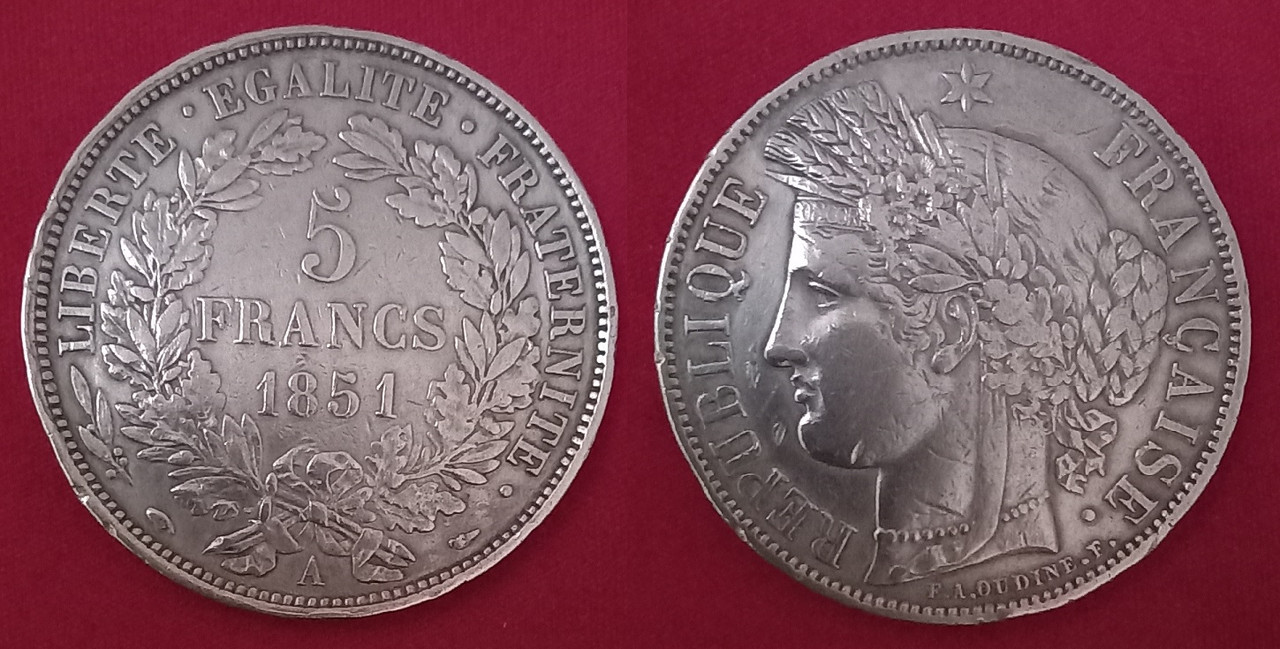 El siglo XIX 5-francs-1851-25-05gr