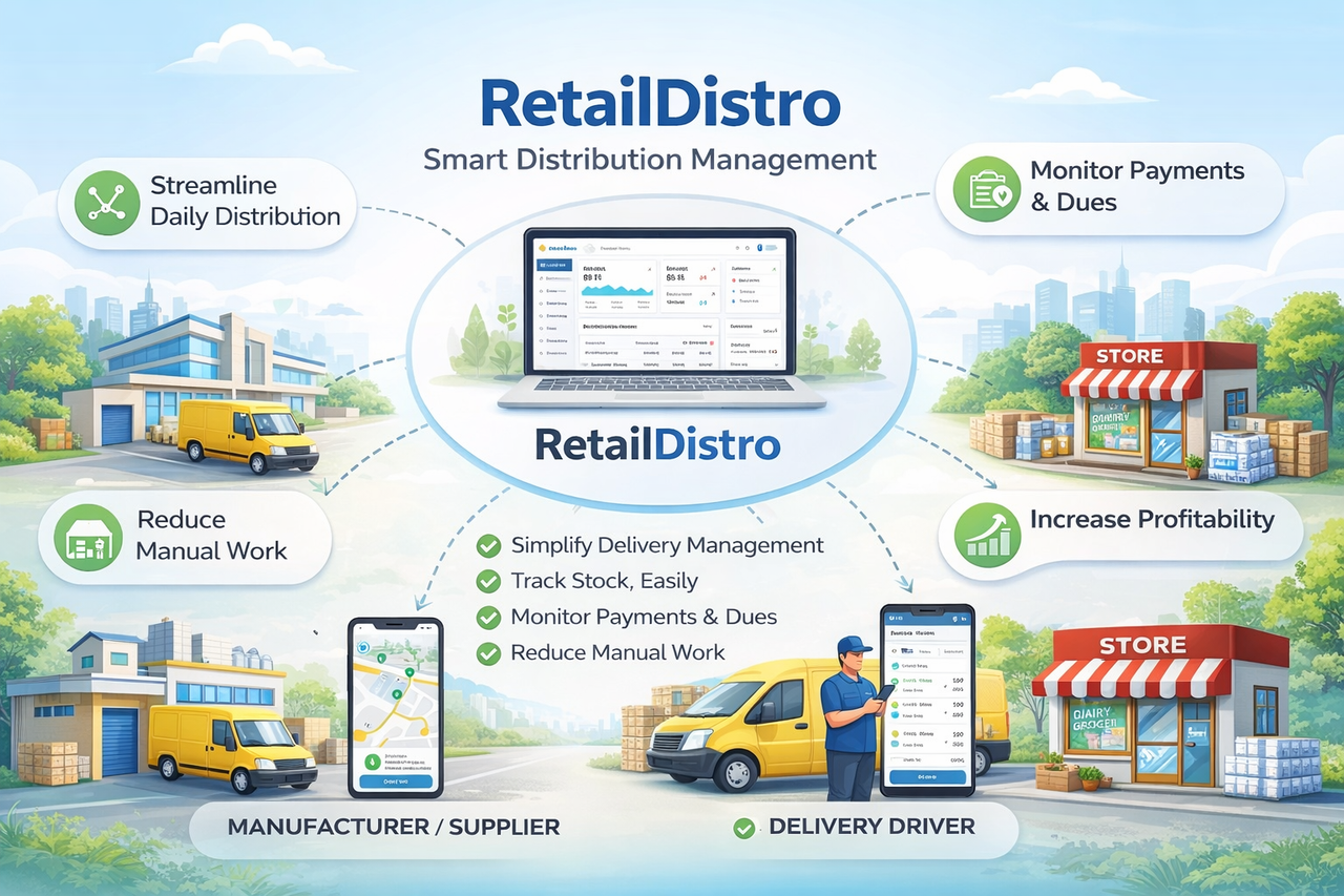 Best Retail Distribution Software in India | Automate Milk, Dairy & FMCG Distribution
