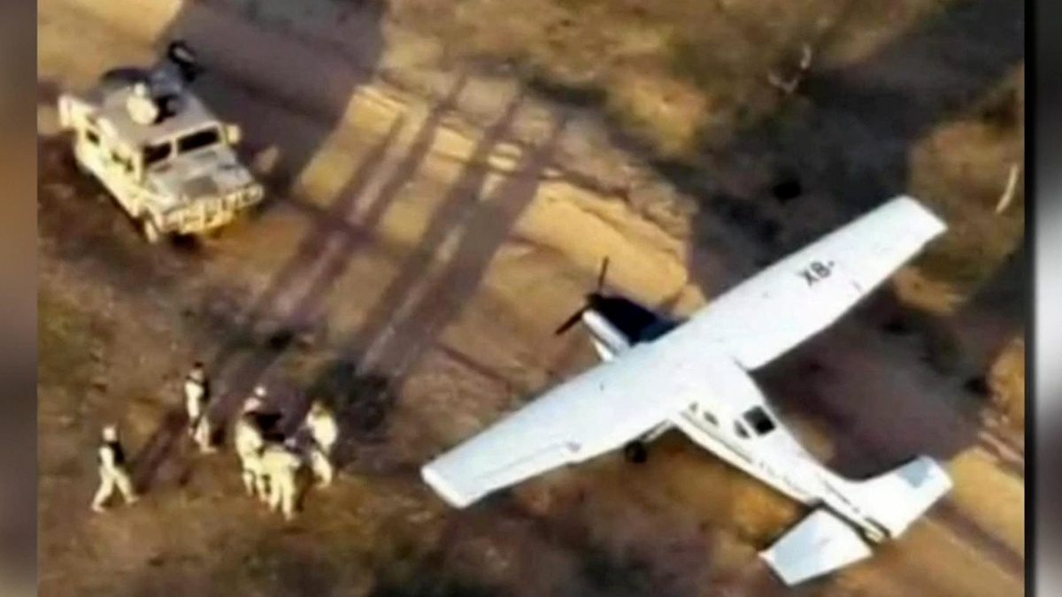 Roban “narcoavioneta” que fue confiscada por la FGR en Baja California