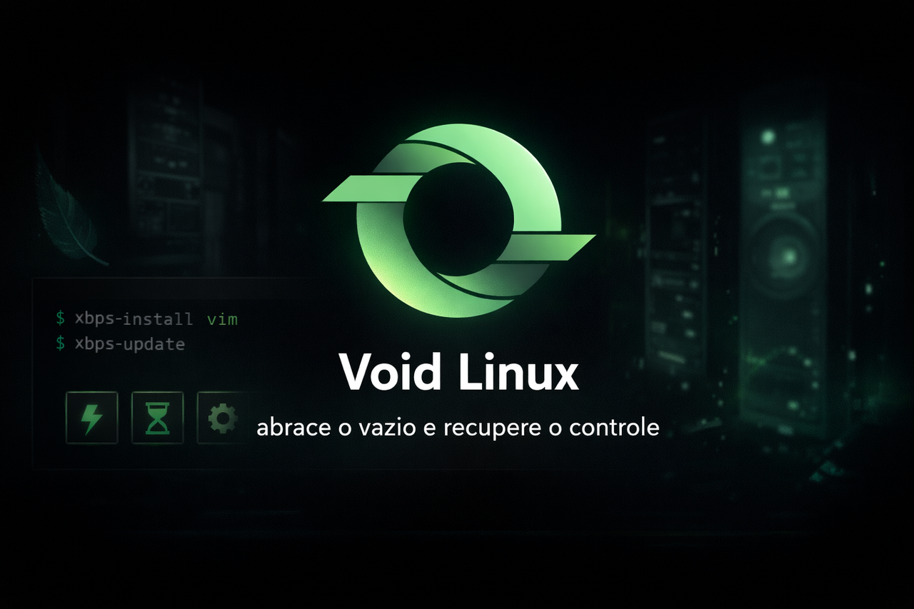 Abrace o vazio do Void Linux: a distribuição que foge do padrão e entrega leveza sem drama