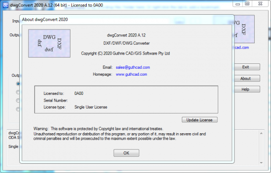 Guthrie dwgConvert 2020 A.19 (x86)
