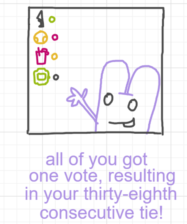 A panel from You're In Danger, Boy, episode seven of the Board Boards object show by Furretwalk/WalkingFurret.