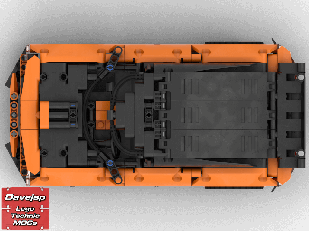 Lego Technic remote controlled car MOC
