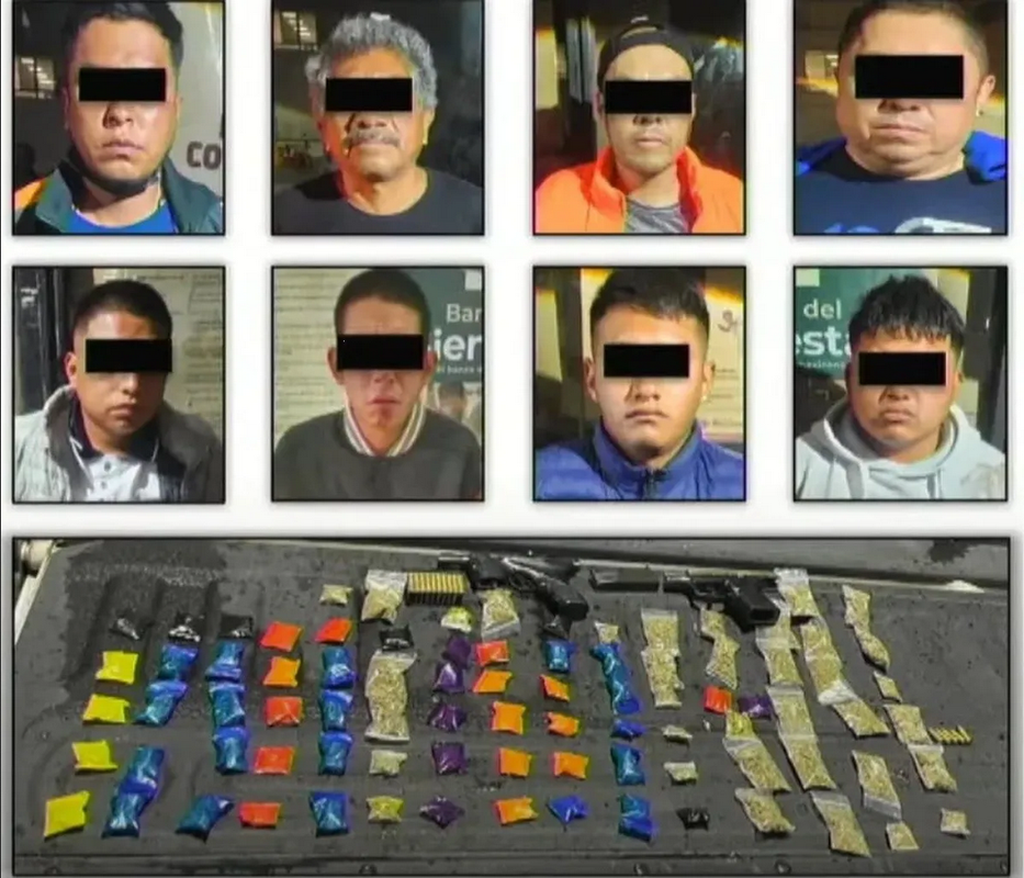 ¡Operativo en CDMX deja 61 detenidos! Aseguran drogas, armas, billetes falsos y hasta un mono