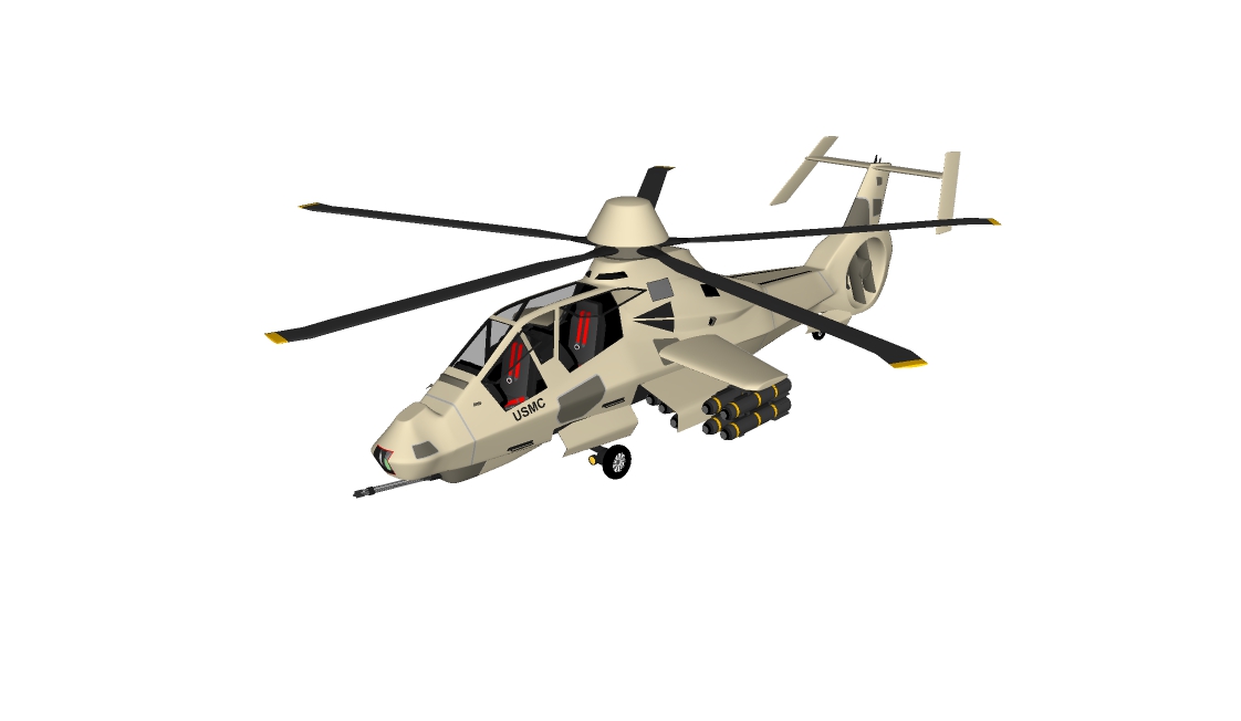 J4-M-USMC-Helicoptere-Comanche-Trimble J4-M-USMC-Helicoptere-Comanche-Trimble