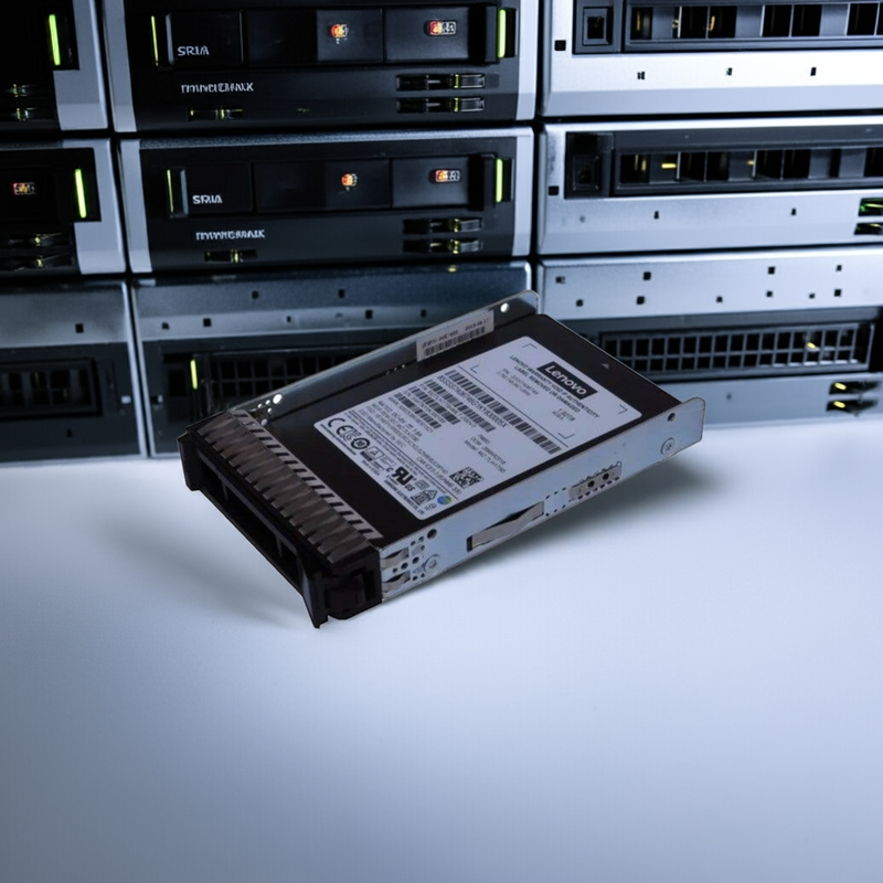 Diagrama mostrando o firmware do SSD otimizado para servidores Lenovo