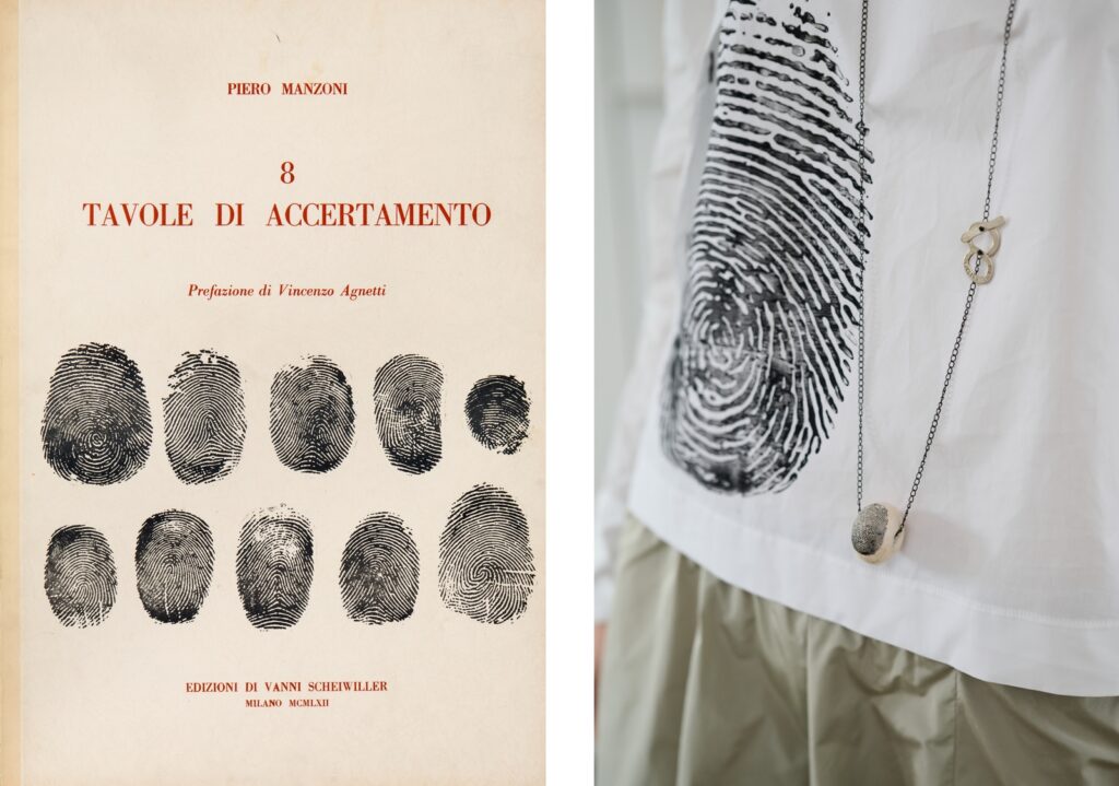 Maria Calderara, la collezione SS25 in dialogo con Piero Manzoni