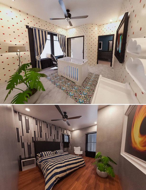 DAZ Content Bundle Five Houses Environment