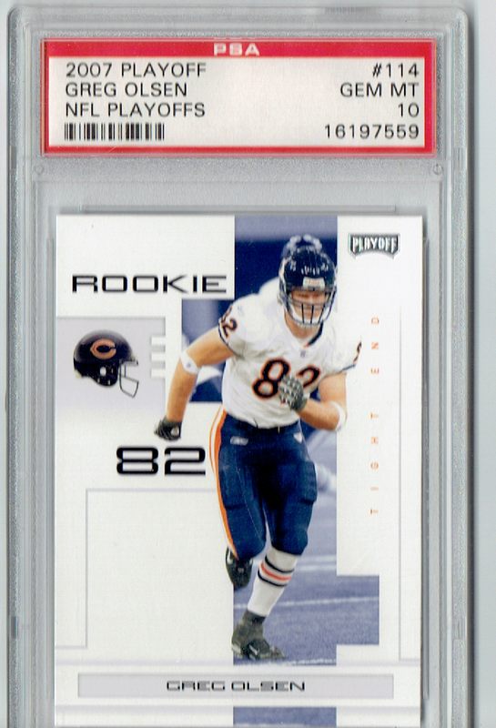 2007 Playoff NFL Greg Olsen Playoffs 10