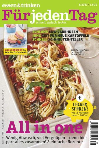 Cover: Essen und Trinken f&uuml;r jeden Tag Magazin Juni No 06 2023