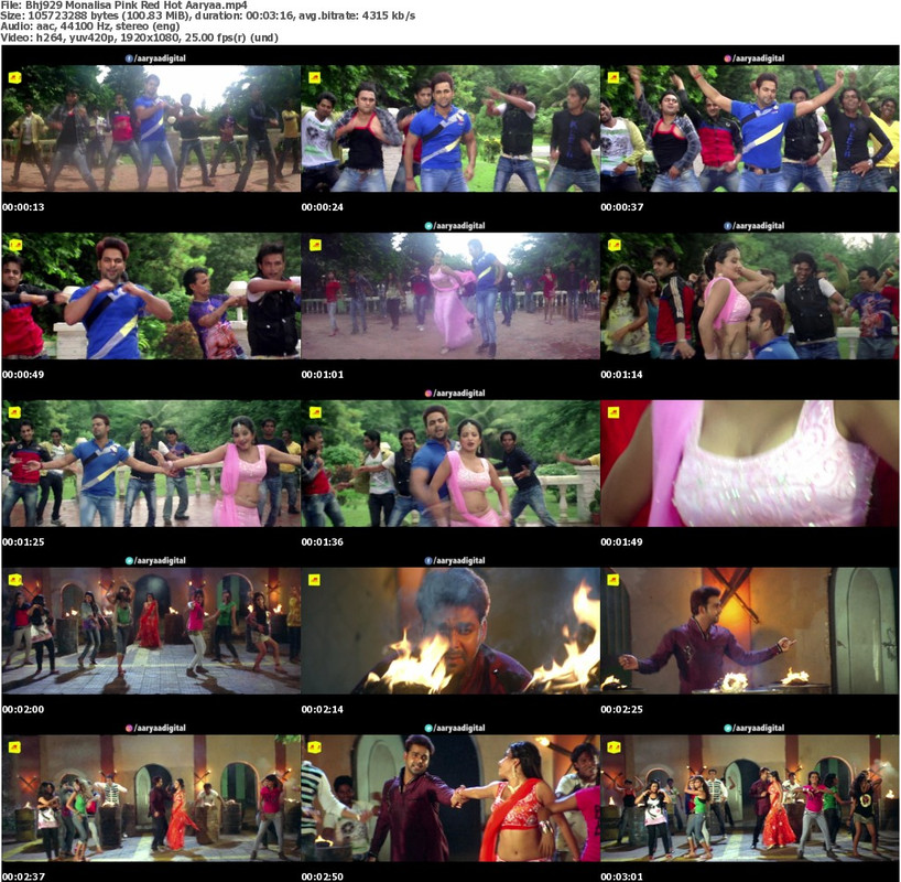 Bhj929 Monalisa Pink Red Hot Aaryaa