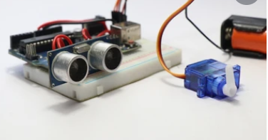 Ultrasonic, stepper motor