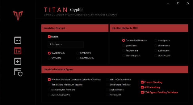 Hacking tool fud trojan Titan Crypter Crack