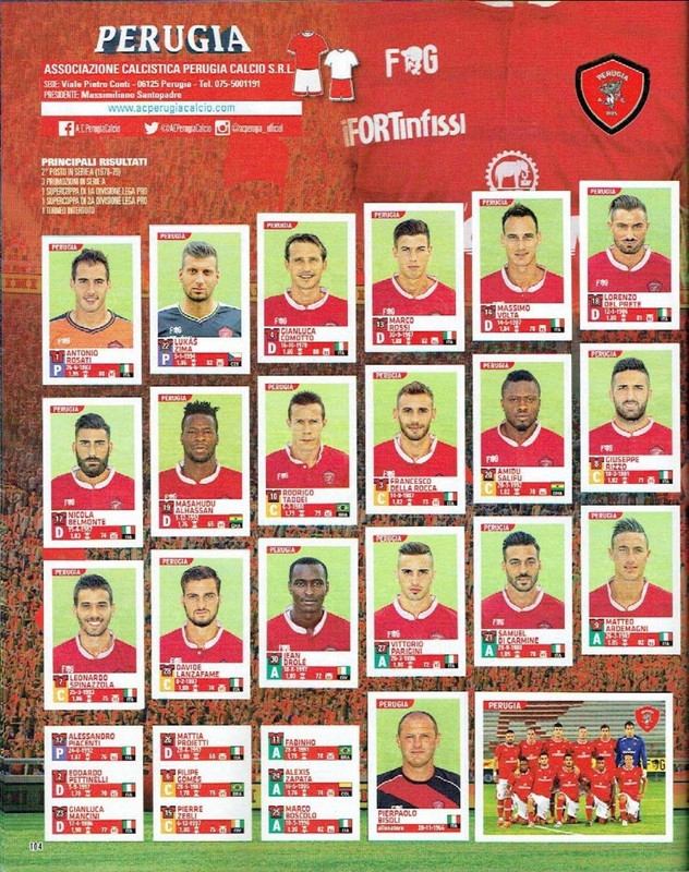 Album Calciatori 2015 2016 Panini 106 — Postimages