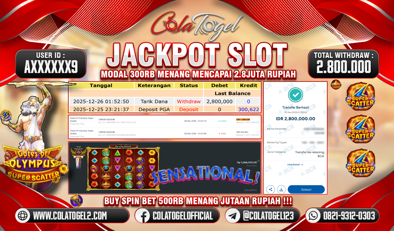 JACKPOT SLOT GACOR!!
