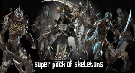 Unreal Engine Marketplace - Super pack of skeletons (4.18 - 4.27)