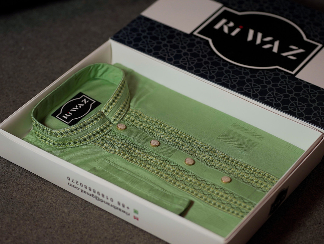 Premium Cotton Embroidery Panjabi