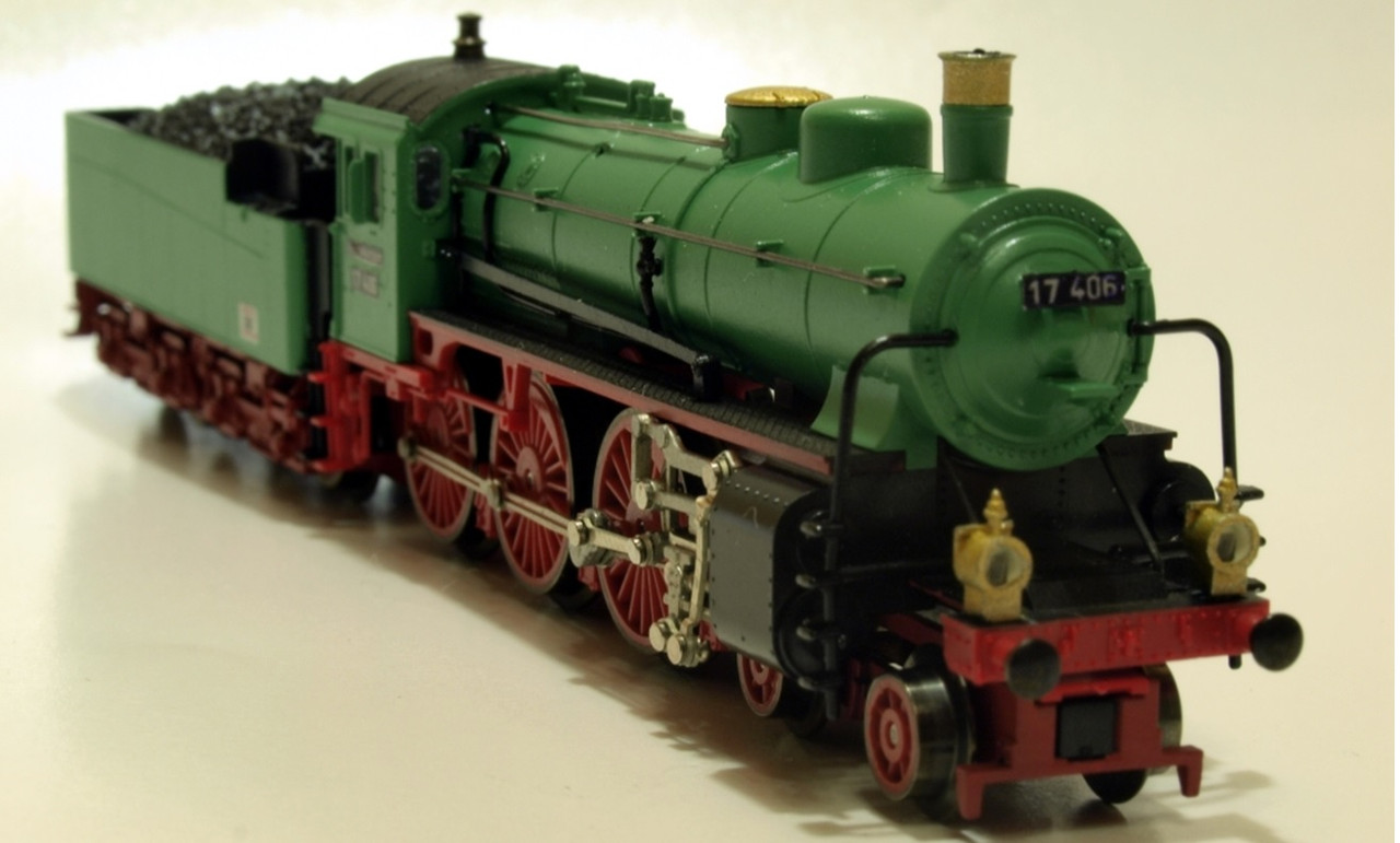 Перекрас паровоза BR 17