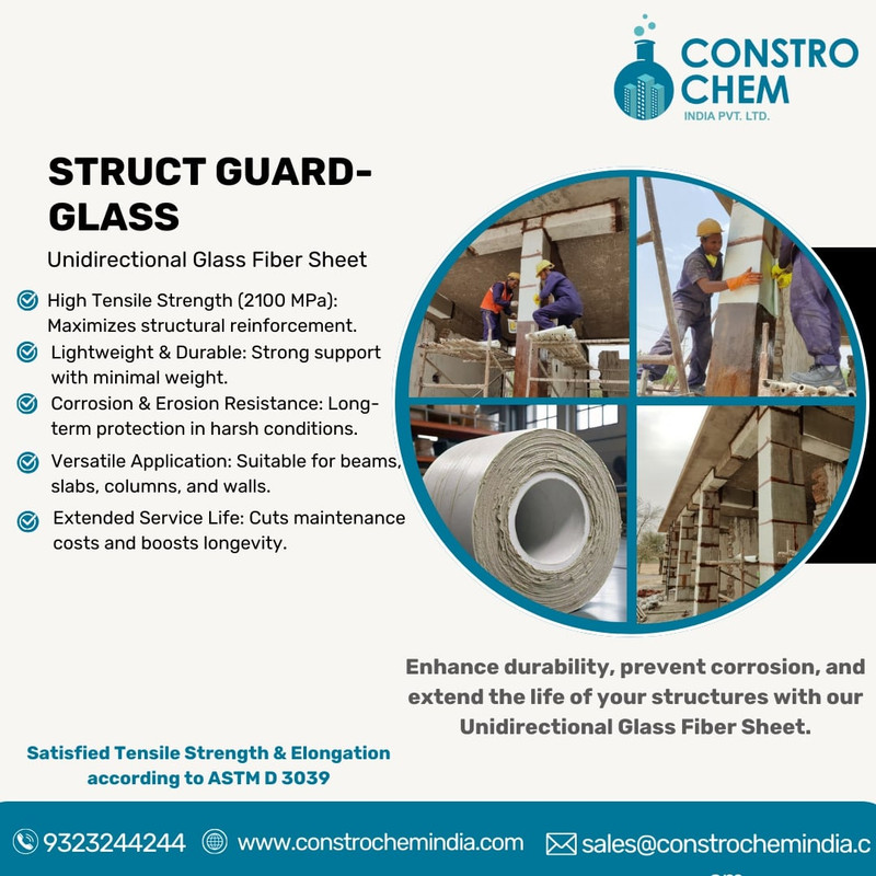 STRUCT GUARD-GLASS - Unidirectional Glass Fiber Sheet