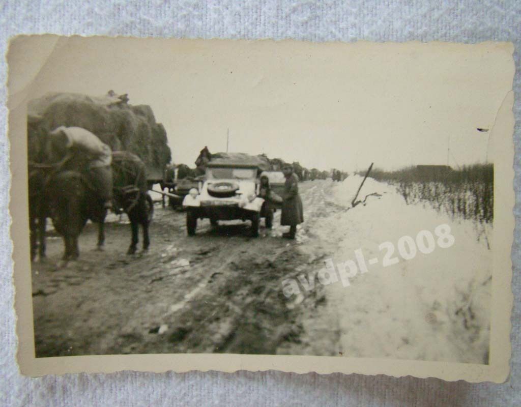 Kübelwagen - Rückmarsch Januar 1944