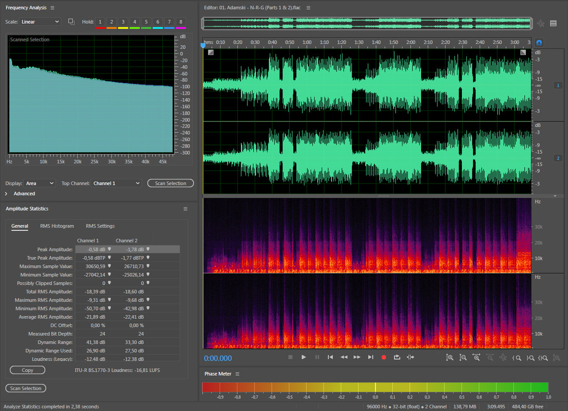 spectr 1989 Adamski - Liveandirect (Promo) 12'' 