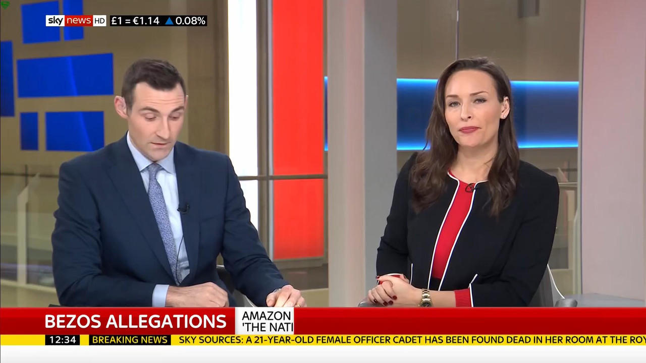08 February - 12.00.00 - Sky News. Colin Brazier and Jayne Secke