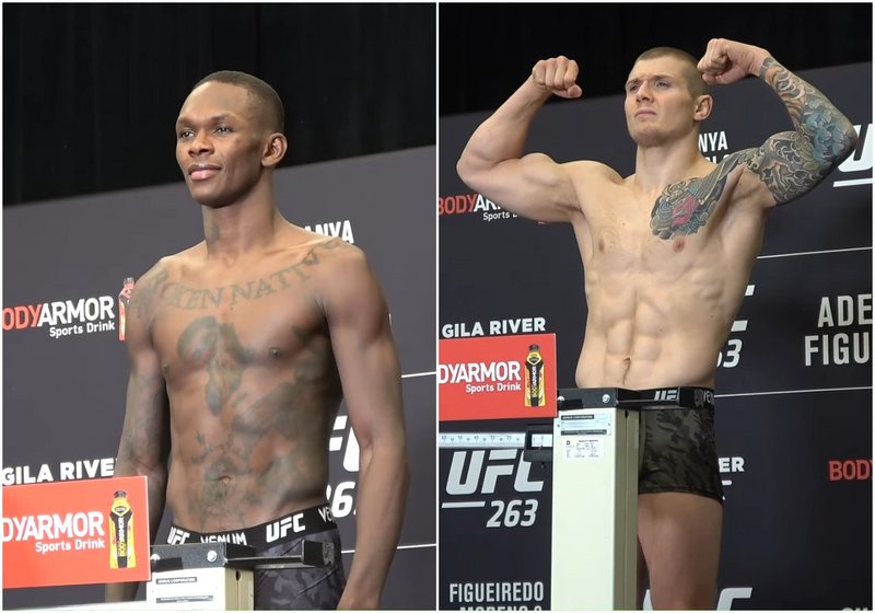 Кантар преди UFC 263