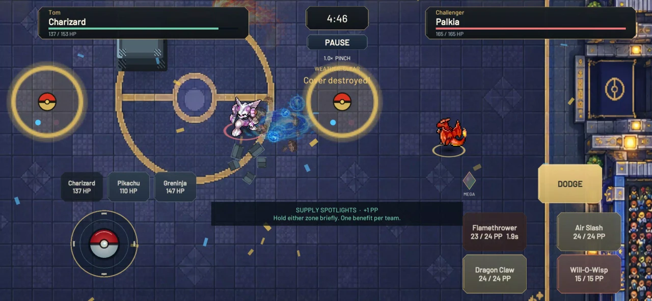 Pokemon Arena 2D APK game 