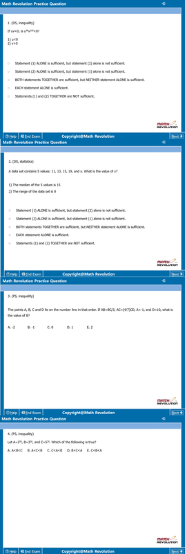 Math Revolution Questions