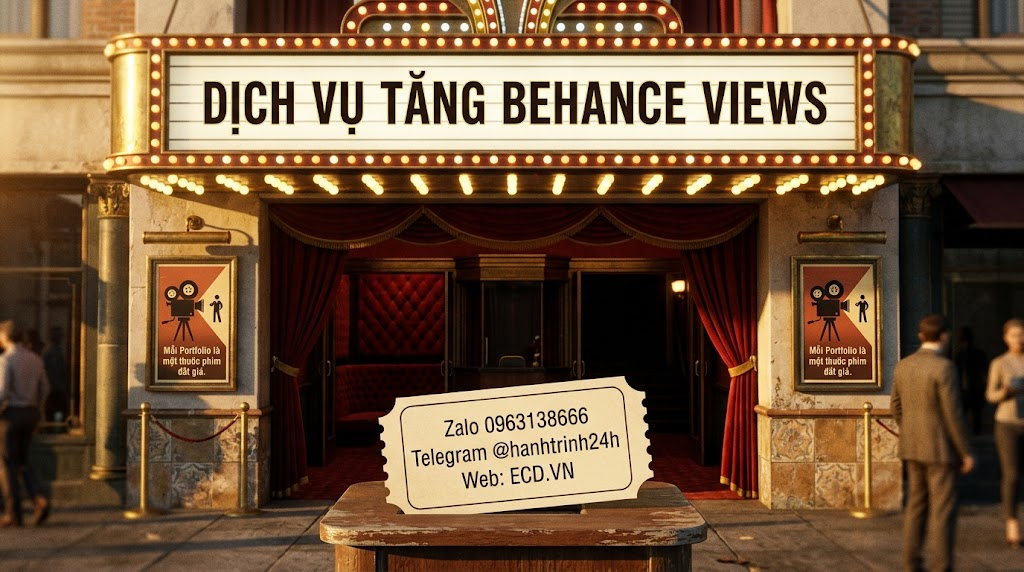 tăng behance views 2024 behance pro