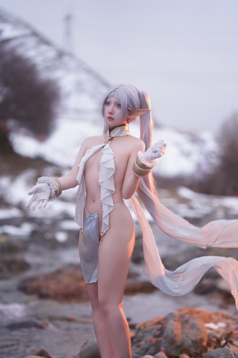 小和甜酒 & 橙风千雅 葬送的芙莉莲 菲伦×芙莉莲 Cosplay 高清图包 [88P-569.1M]插图1