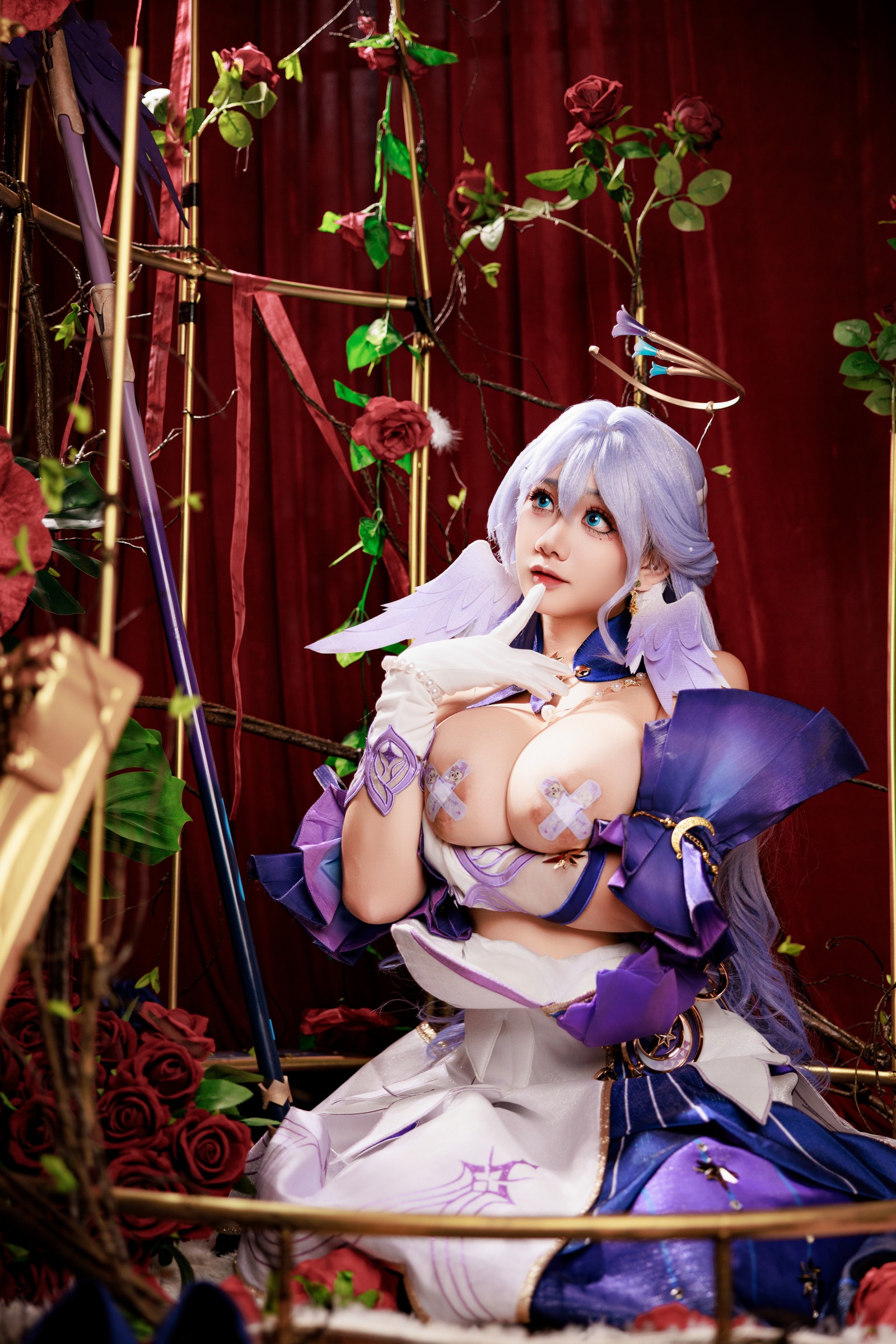 阿雪雪写真崩坏星穹铁道·知更鸟Cosplay图集（90P+1V / 1.04G）高清写真插图5