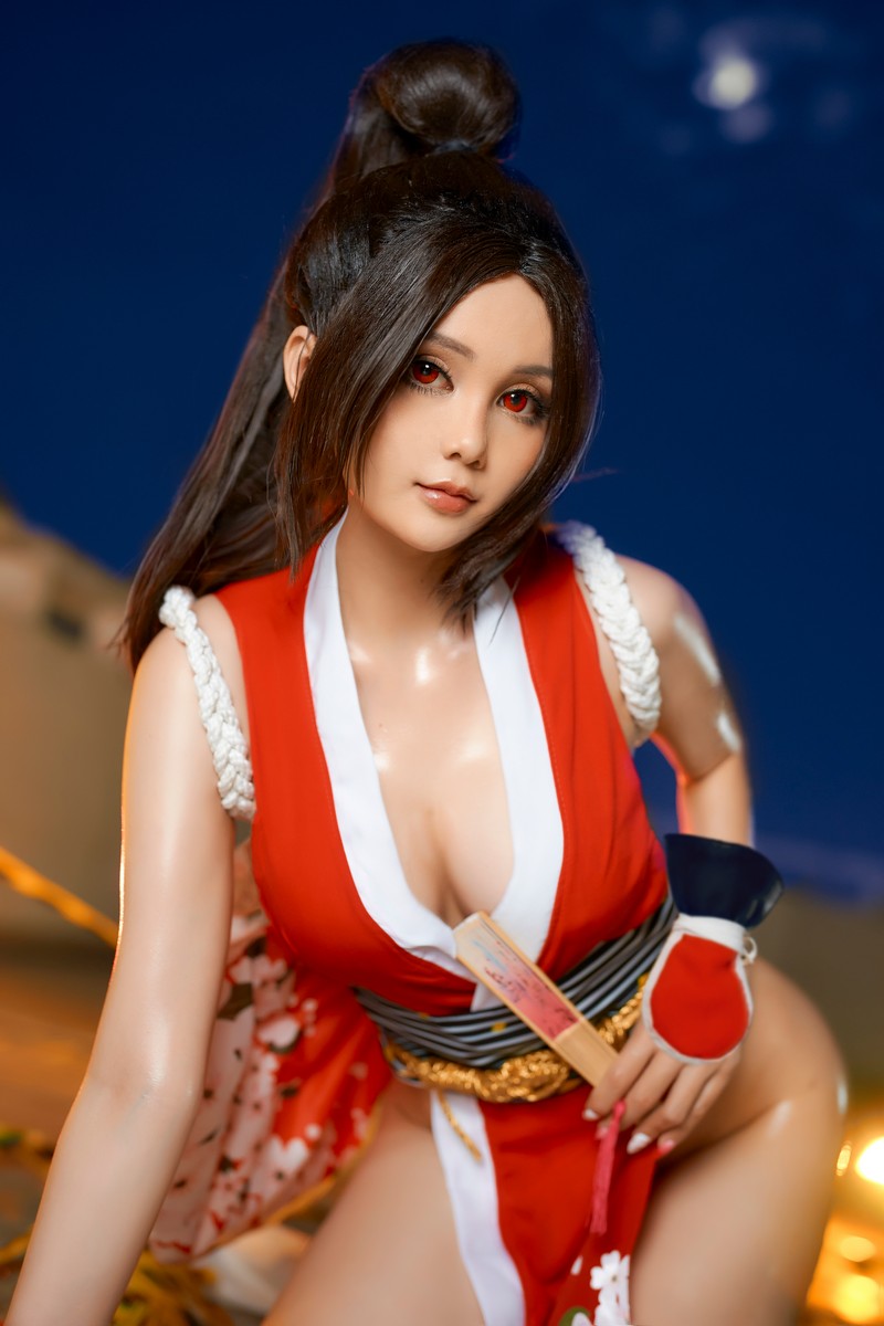 Joyce Lin2x Mai Shiranui Cosplay 性感写真 39P插图
