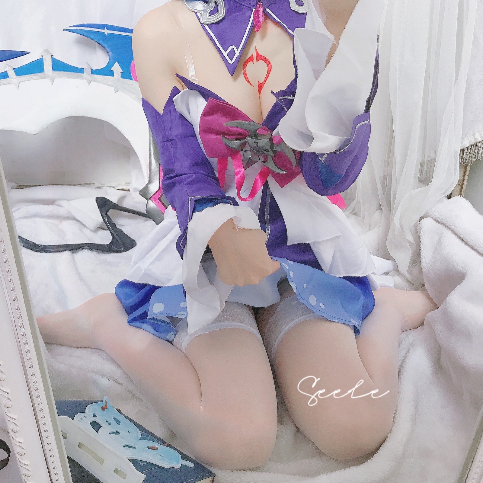 Seele麦麦希儿幻海梦蝶写真集｜梦幻蓝色系高清图集（168P-229.3M）插图1