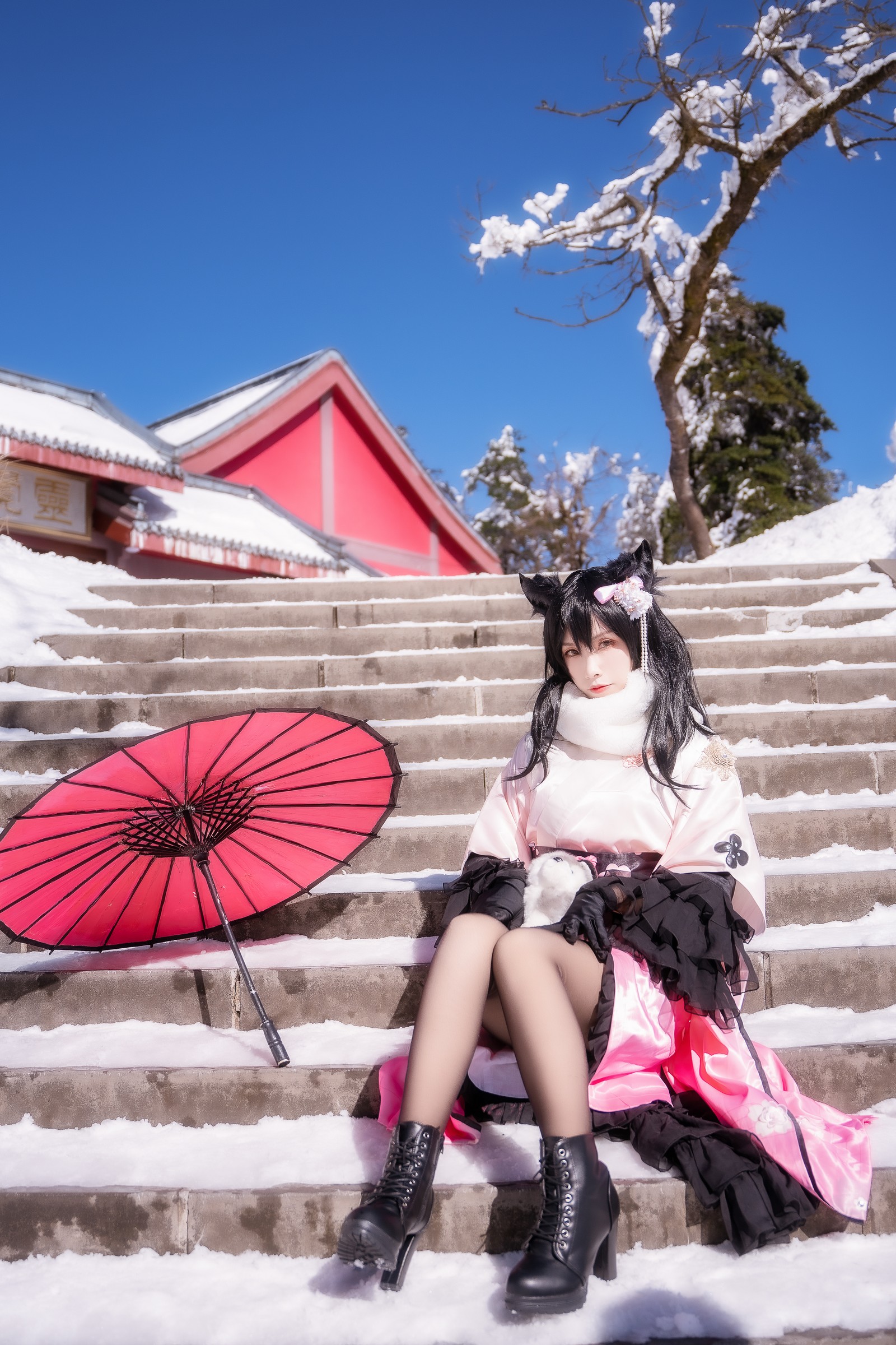 Neko-薇薇 爱宕和服 Cosplay 写真合集｜超清大图（45P｜453MB）插图4