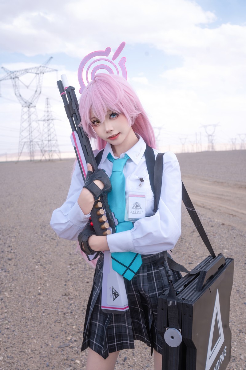 艾西Aiwest 星野Cosplay写真图集 碧蓝档案角色高清美图 49P (290.6M)插图8