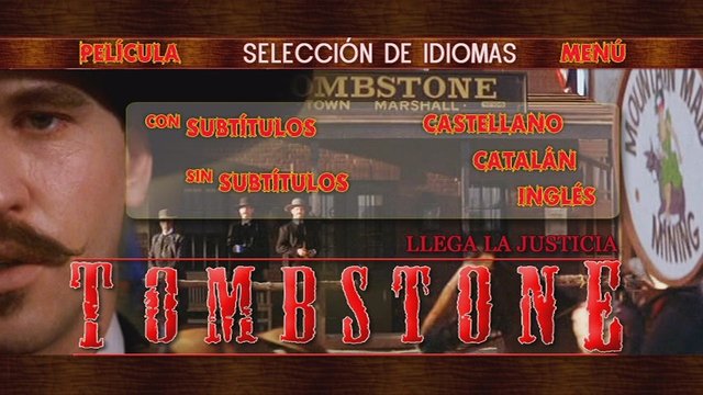 2 - Tombstone, La Leyenda de Wyatt Earp [DVD9 Full][Pal][Cast/Ing/Cat][Sub:Cast][Western][1993]