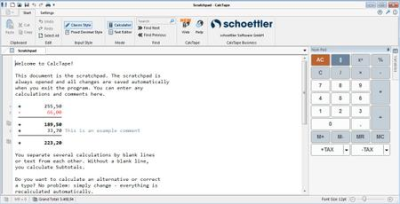 Schoettler CalcTape Business 6.0.1 Multilanguage